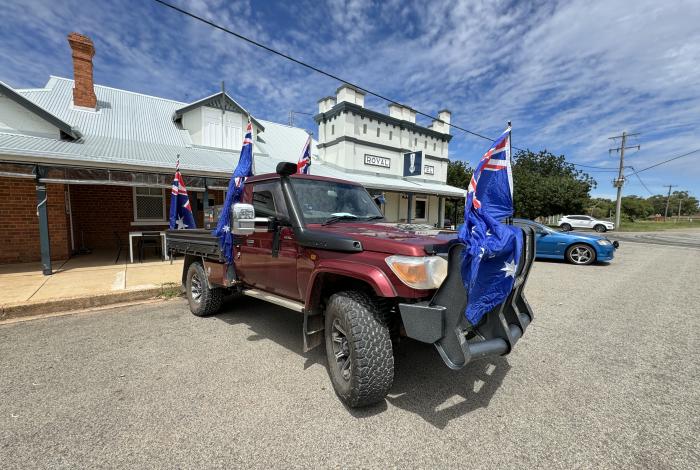 Australia day at Grong Grong