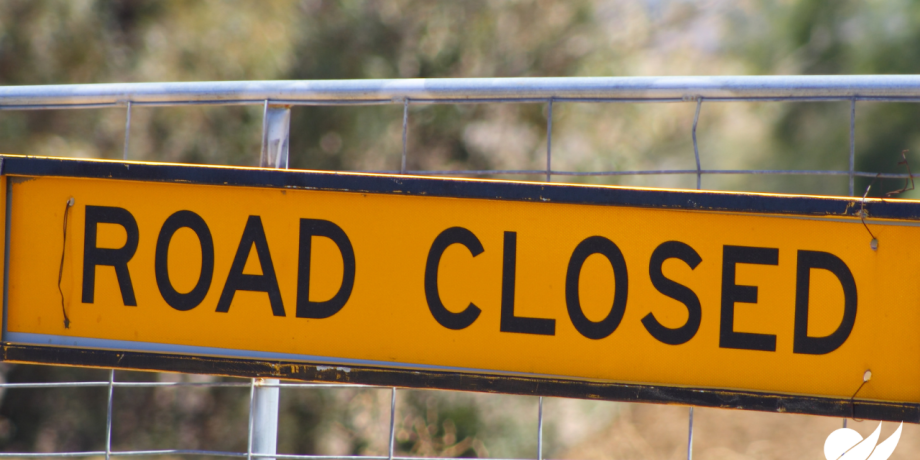 Road Closure Barellan Road