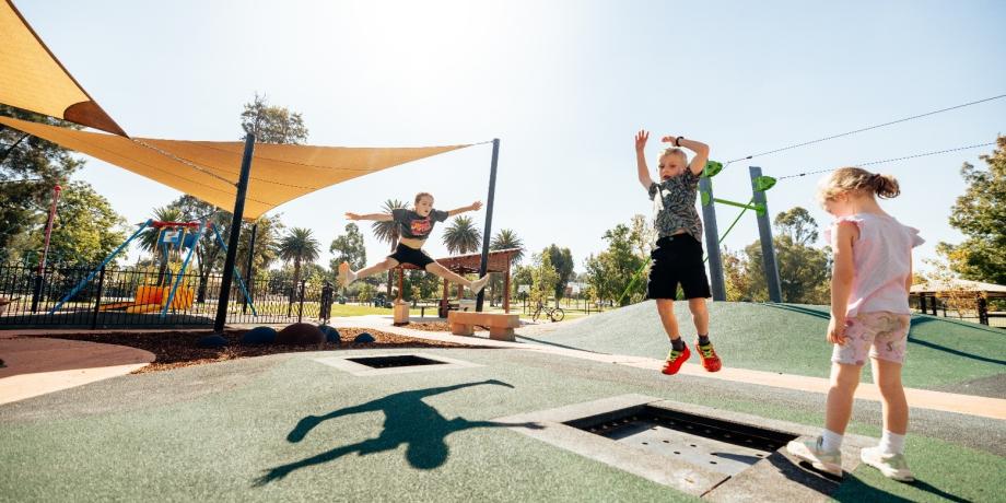 Marie Bashir Park Playground Softfall Renewal Works