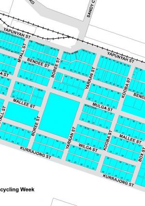 Barellan Waste and Recycling collection map